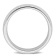 Men's 6.5mm Comfort Fit Wedding Band in 14K White Gold