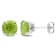 4 CT TGW Peridot Stud Earrings in Sterling Silver