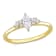 3/8 CT TW Diamond Ring in 14K Yellow Gold