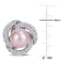 10.5-11MM Pink Cultured Pearl and 1.5ctw Cubic Zirconia Halo Clip
Earrings in Sterling Silver