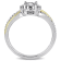 1/5 CT TW Diamond Promise Ring in Sterling Silver