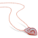 Created White Sapphire and Created Ruby Interlocking Hearts Sterling
Silver Pendant with Chain