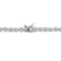 9 5/8 CT Cubic Zirconia Lariat Necklace in Sterling Silver