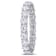 2 1/10 CT TGW Lab Grown Diamond Eternity Band in 14K White Gold- Size 7