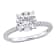 2 1/6 CT TW Lab-Grown Diamond Engagement Ring in 14K White Gold