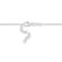 Heart Charm Necklace in 2-Tone Sterling Silver
