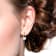 8-8.5MM Freshwater Cultured Pearl Drop Earrings in 10K White Gold