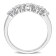 1/2 CT TW Diamond Semi-Eternity Ring in Platinum
