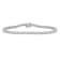 3 3/4 CT TW Lab-Grown Diamond Tennis Bracelet in 14K White Gold