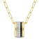 4/5 CT TGW Created White Sapphire Multi-Textured Circular Pendant with Chain