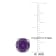3 1/5 CT TGW Simulated Alexandrite Stud Earrings in Sterling Silver