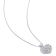 Diamond Heart Locket Pendant with Chain in Sterling Silver
