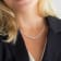 4 5/8 CT DEW Created Moissanite Semi-Tennis Necklace in Sterling Silver
