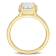1 3/4 CT DEW Octagon-Shaped Lab Created Moissanite Engagement Ring in
10K Yellow Gold