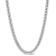5.5MM Double Curb Link Chain Necklace in Sterling Silver
