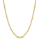2.2MM Rope Chain Necklace in Yellow Plated Sterling Silver