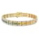 15 3/8 CT TGW Multi-Color Square and Round Sapphire Tennis Bracelet in
14K Yellow Gold