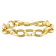 10.5MM Rolo Chain Bracelet in 18K Yellow Gold Over Sterling Silver