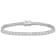 9 1/2 CT DEW Created Moissanite Tennis Bracelet in Sterling Silver