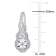 0.25ctw Diamond Twist Leverback Earrings in Sterling Silver