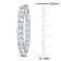 2-3/8ctw Aquamarine Inside-Outside Hoop Earrings in Sterling Silver