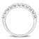 1 CT TW Lab-Grown Diamond Anniversary Ring in 14K White Gold