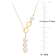 8-9.5 MM Freshwater Cultured Pearl Infinity Lariat Necklace in 18K
Yellow Gold Over Sterling Silver