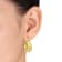 33mm Teardrop Hoop Earrings in 14k Gold
