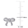 Diamond Bow Stud Earrings in Sterling Silver