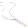 4.5-5MM Freshwater Cultured Pearl and 1/5 CT TGW Topaz Pendant with
Chain in Sterling Silver