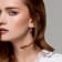 6 1/2 CT TGW Amethyst and White Topaz Drop Earrings in Yellow Plated
Sterling Silver