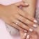 2 CT TGW Created Moissanite 2-Stone Ring in Sterling Silver