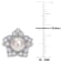 8.5-9MM Freshwater Cultured Pearl and Created White Sapphire Pearl Ring
in Sterling Silver