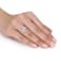4-1/2 CT DEW Created Moissanite Solitaire Engagement Ring in 10K White Gold