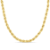 16 Inch Rope Chain Necklace in 10k Yellow Gold (4 mm)