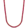 16 1/5 CT TGW Ruby Tennis Necklace in 14K Yellow Gold