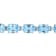 28 1/2 CT TGW Oval-Cut Sky-Blue Topaz Tennis Bracelet in Sterling Silver