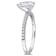 1 1/6 CT TW Lab-Grown Diamond Engagement Ring in 14K White Gold
