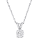 1.0ctw Lab-Grown Diamond Solitaire Pendant with Chain in Platinum (IGI Certified)