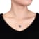 1 1/8 CT TGW Created Blue Sapphire and Diamond Accent Heart Pendant with
Chain in Sterling Silver