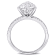 3 1/6 CT TW Lab-Grown Diamond Engagement Ring in 14K White Gold