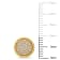 1/3 CT TW Diamond Circular Stud Earrings in 14k Yellow Gold