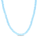 19 CT TGW Sky Blue Topaz Beaded Necklace with Sterling Silver Clasp