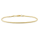 1.2MM Snake Chain Bracelet in 18K Yellow Gold Over Sterling Silver