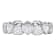 4 CT TGW Cubic Zirconia Heart Eternity Ring in Sterling Silver