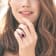 8 3/5 CT TGW Created Ruby and Created White Sapphire Floral Ring in 10K
Rose Gold