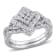 1/4 CT TW Diamond Vintage Ring in Sterling Silver