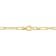Paperclip Chain Necklace in 18k Yellow Gold Over Sterling Silver