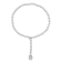 7-7.5 MM Freshwater Cultured Pearl Drop Necklace in Sterling Silver