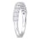 1 CT TW Lab-Grown Diamond Anniversary Ring in 14K White Gold